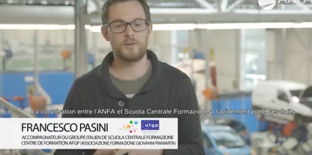 La mobilità europea. Video realizzato da ANFA Francia schermata 2019 06 05 alle 16.22.53 1