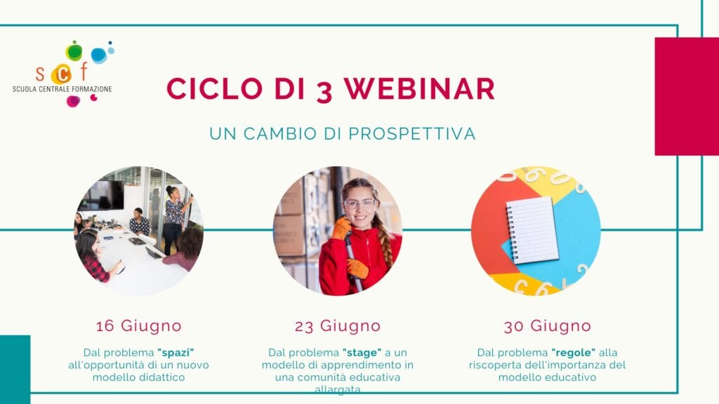 Video lancio 1° webinar SCF - sfida COVID "spazi" pink and brown simple handwritten portfolio presentation 3