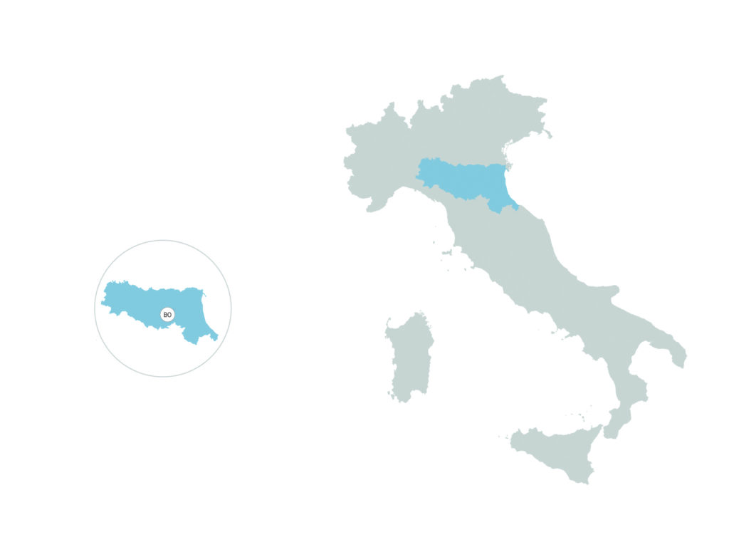 Cartina dei soci Bologna