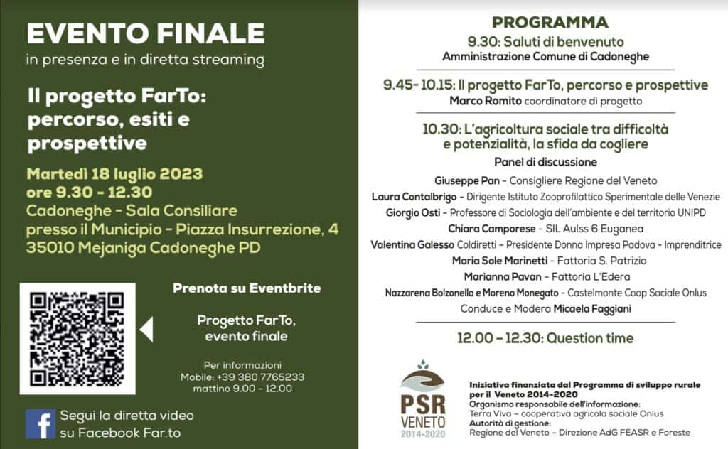 Progetto FarTo, incontri ifnali Screenshot 2023 07 13 alle 11.29.12